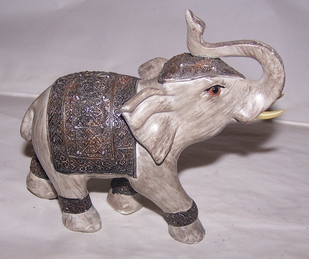 Prachtig stenen beeld Olifant. L. 15cm. Nwst., Ophalen of Verzenden, Nieuw, Dier