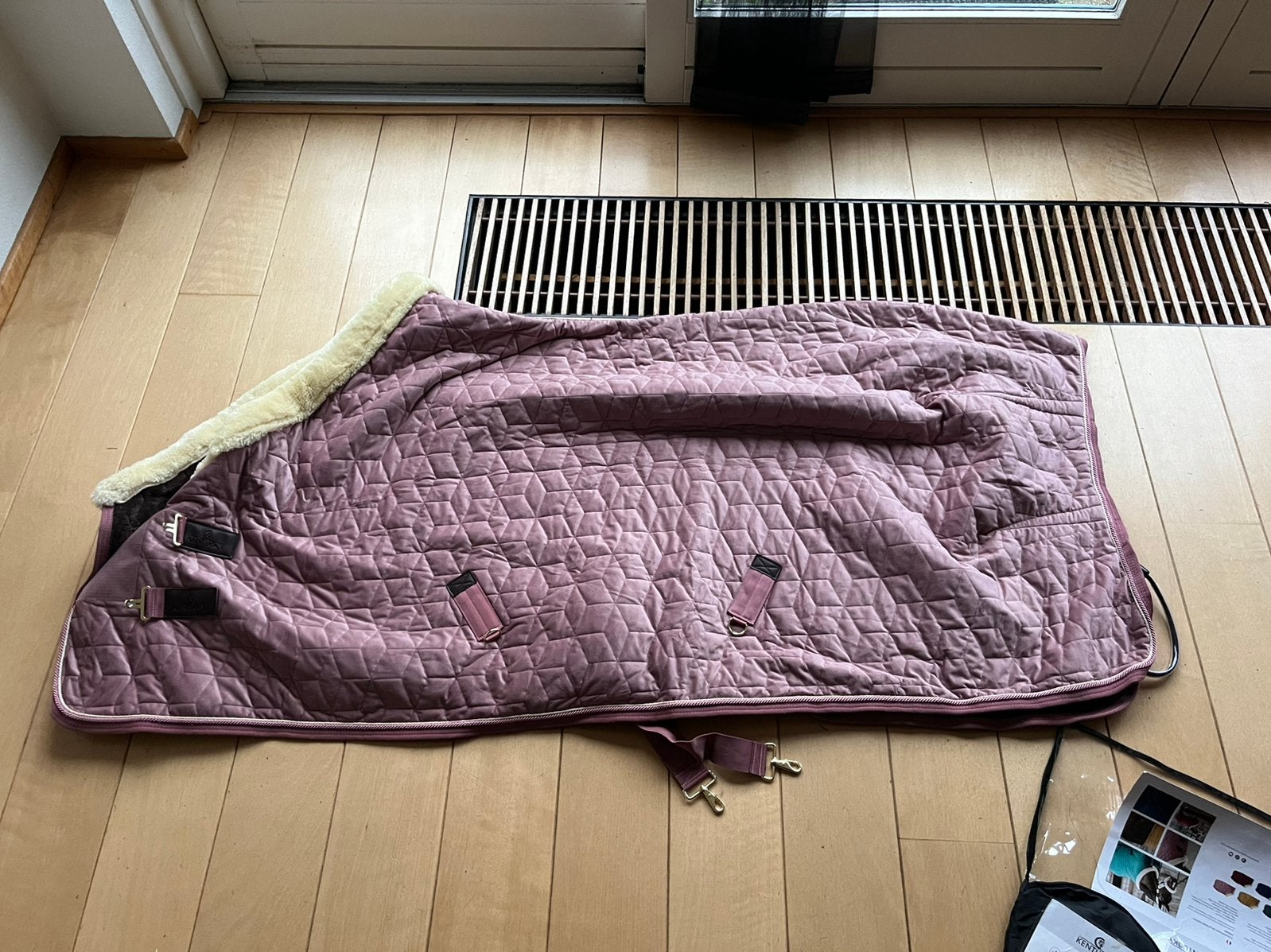 Super mooie kentuky showdeken, Verzenden, Roze, Deken, 160 g