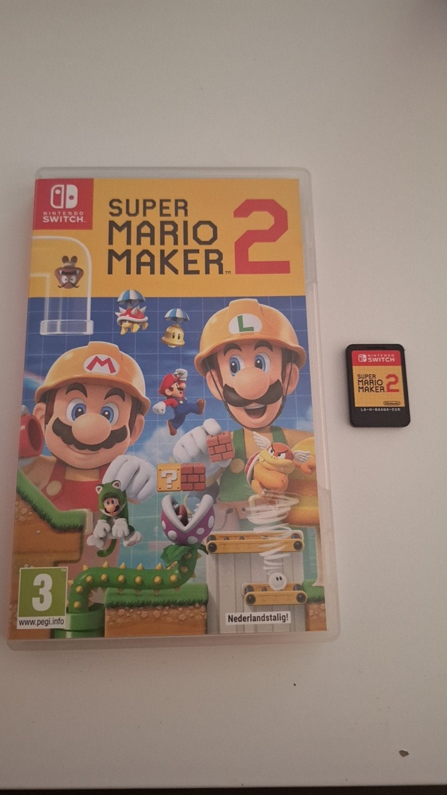 Super Mario Maker 2 - Nintendo Switch, Ophalen of Verzenden, Zo goed als nieuw, Met games