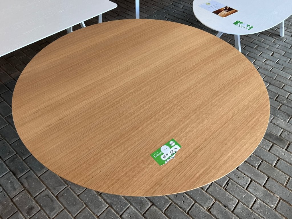 Studio Henk Eettafel rond 150 Eiken Butterfly | €2899 nu, Studio Henk, Rond, Nieuw, Ophalen of Verzenden