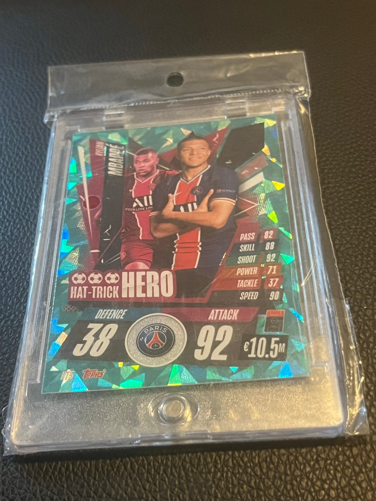 Kylian Mbappé Match Attax Champions League kaart PSG, Verzamelen, Ophalen of Verzenden, Zo goed als nieuw, Buitenlandse clubs