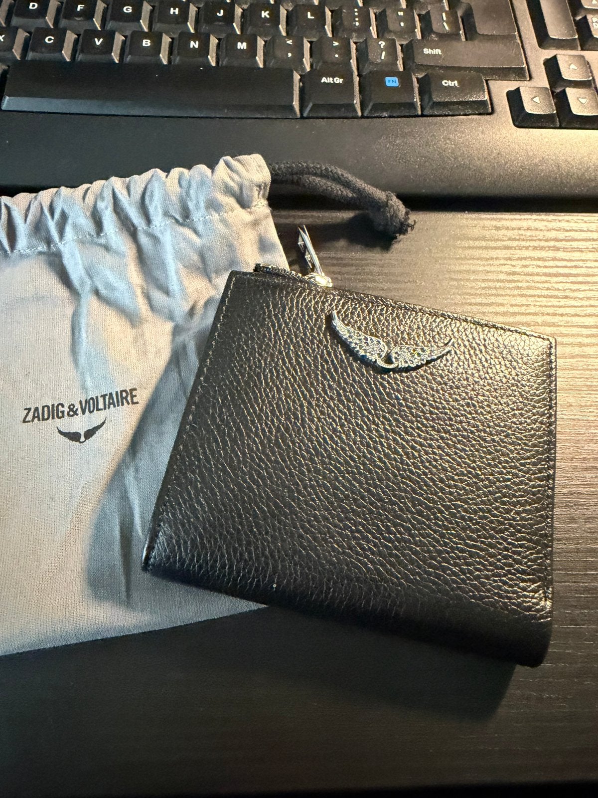 Zadig & Voltaire portemonnee nieuw, Verzenden, Nieuw, Zwart, Leer