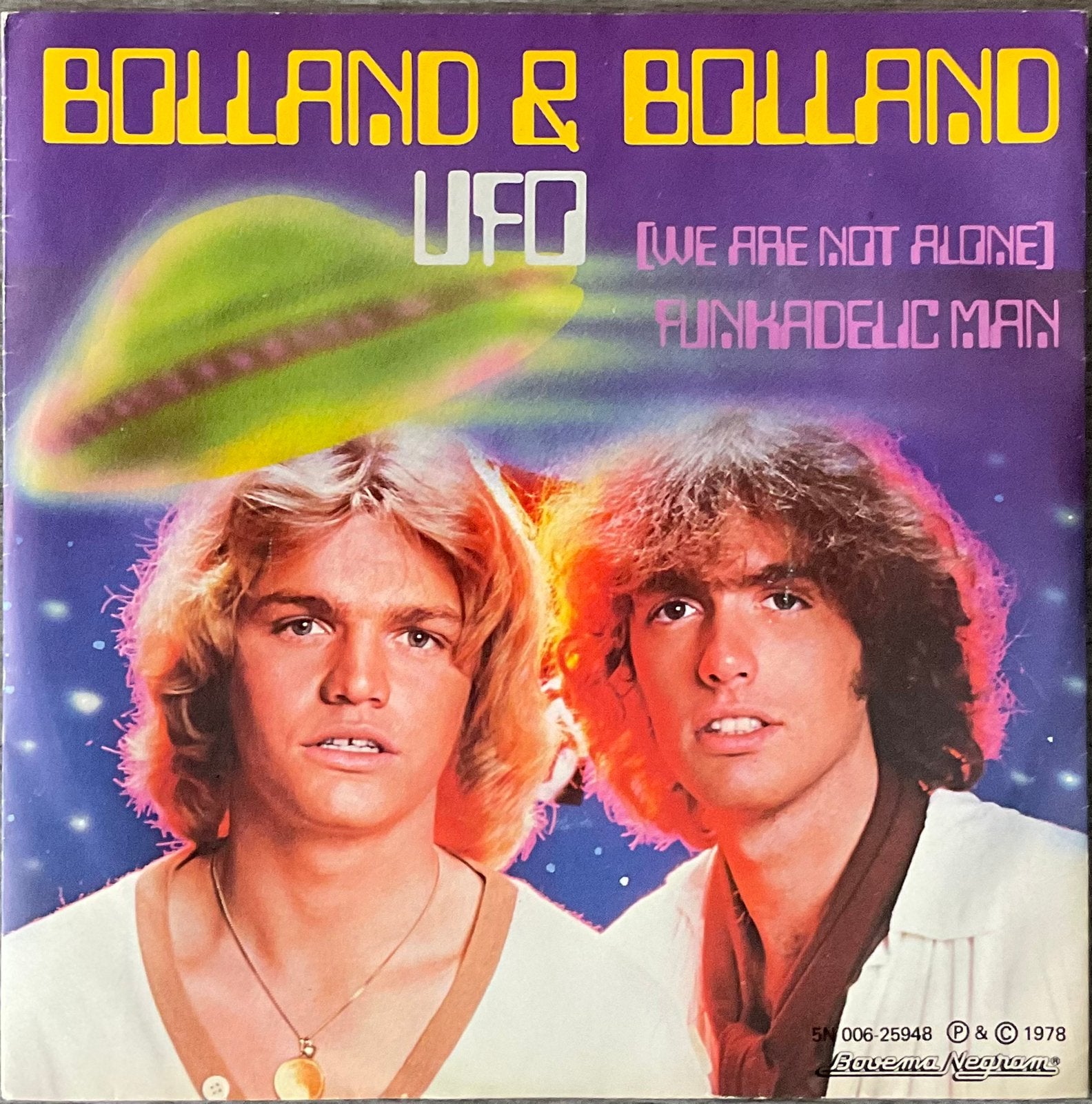 BOLLAND & BOLLAND - UFO(we are not alone)(NL’78)ALS NW(Tip), Verzenden, 7 inch