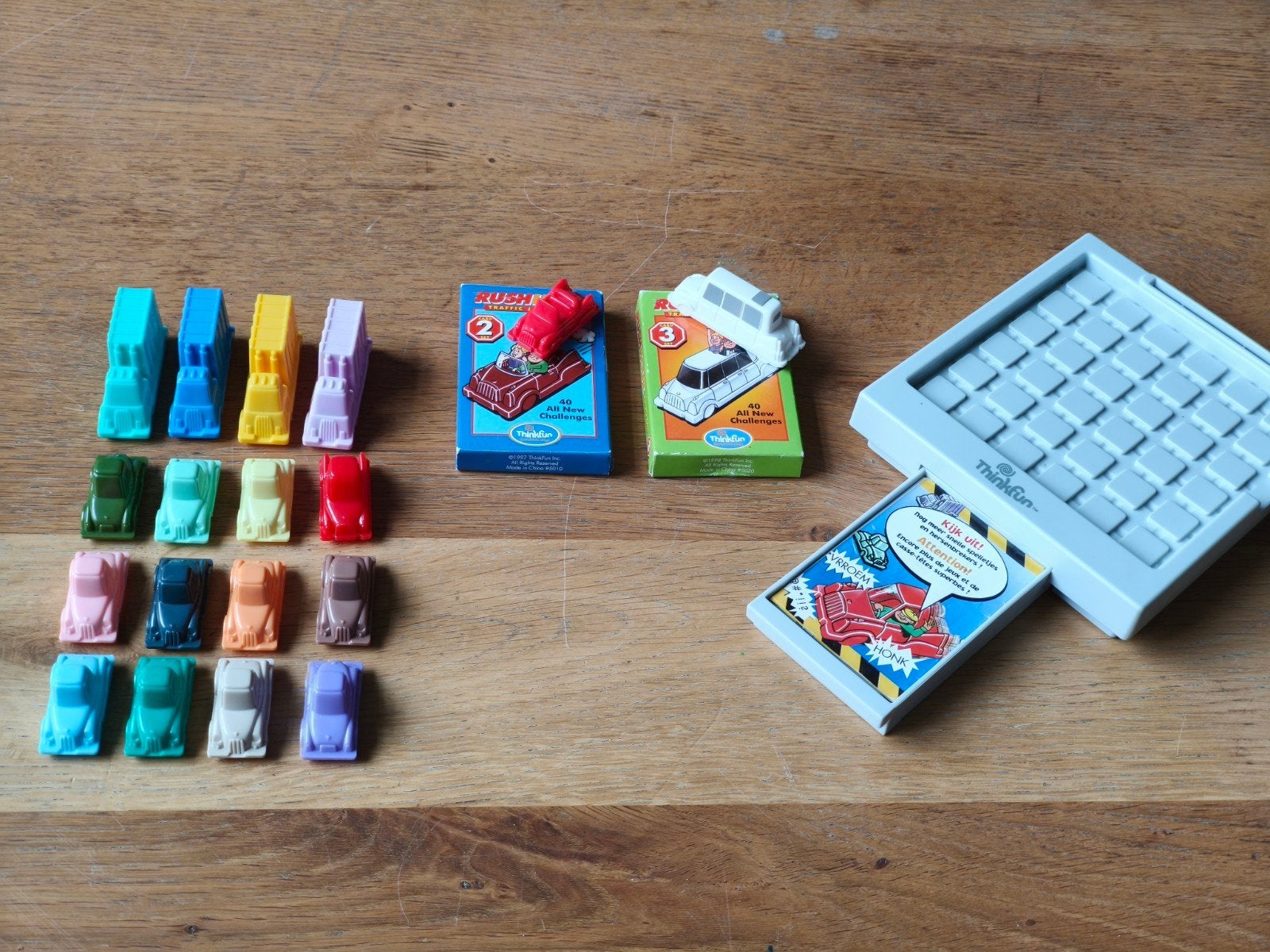Rush Hour - Thinkfun l Puzzelspel met 2 uitbreidingen, Een of twee spelers, Ophalen of Verzenden, Gebruikt, ThinkFun