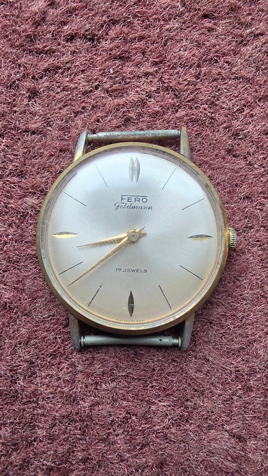 Fero Feldmann horloge uit 1961 - 17 Jewels, Sieraden, Tassen en Uiterlijk, Ophalen of Verzenden, Gebruikt, Polshorloge, Overige merken