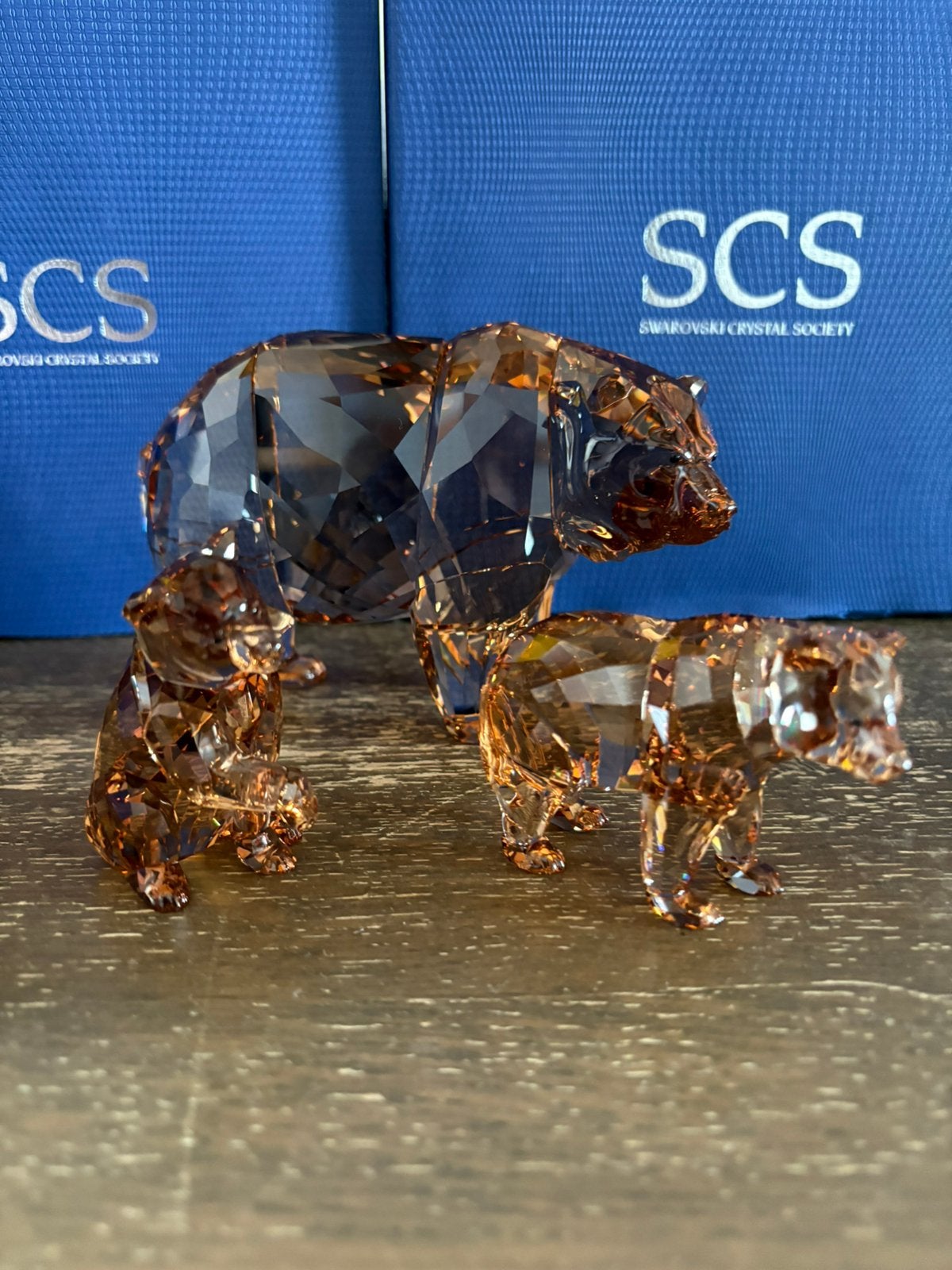 Swarovski jaarstukken Arcadia beren, Verzamelen, Swarovski, Ophalen of Verzenden, Zo goed als nieuw, Figuurtje