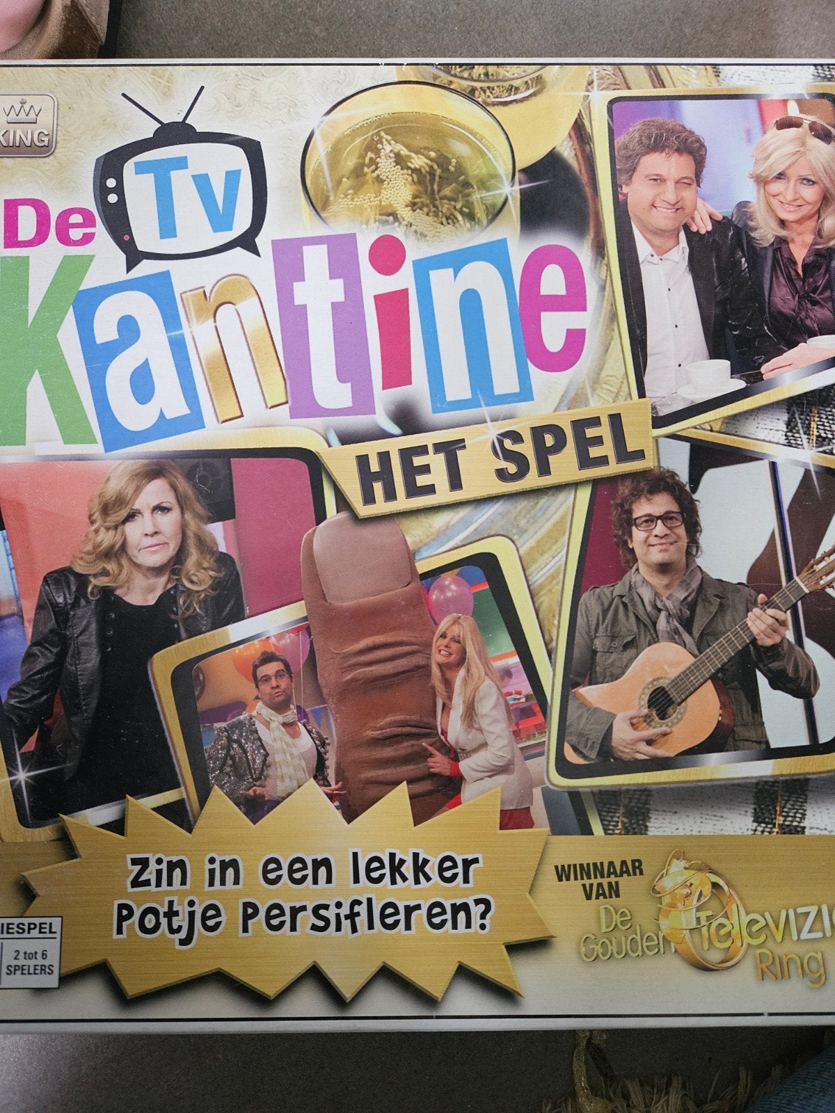 De TV Kantine Het Spel - Zo goed als nieuw, Drie of vier spelers, Ophalen of Verzenden, Zo goed als nieuw