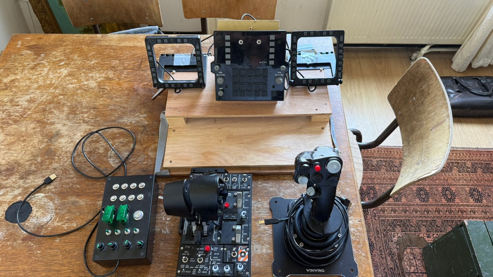 Hotas + UFC + MFD set voor DCS/BMS, Computers en Software, Ophalen, Gebruikt, WinWing