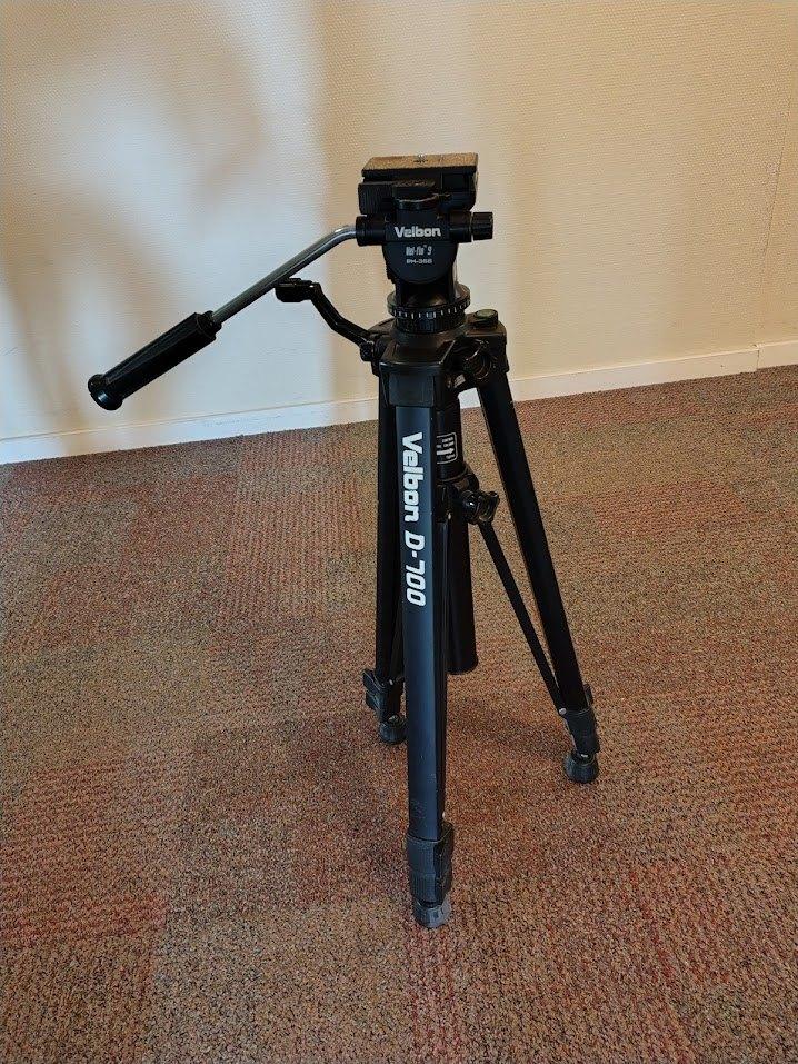 Velbon D-700 video-statief met PH-368 statiefkop., Audio, Tv en Foto, Fotografie | Statieven en Balhoofden, Ophalen, Gebruikt
