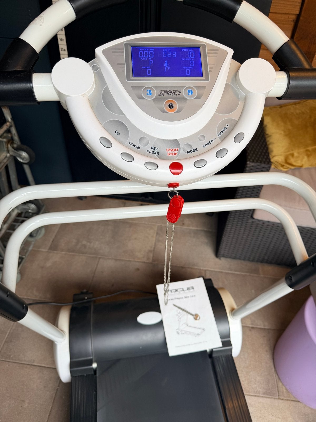Focus Fitness Slim Line Loopband - Zo goed als nieuw, Ophalen, Zo goed als nieuw, Metaal, Loopband