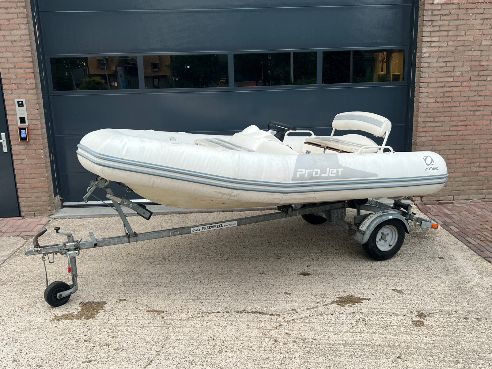 Zodiac projet | Trailer | stuurconsole | jetmotor, Watersport en Boten, Rubberboten, Gebruikt, Binnenboordmotor, Yamaha, Benzine