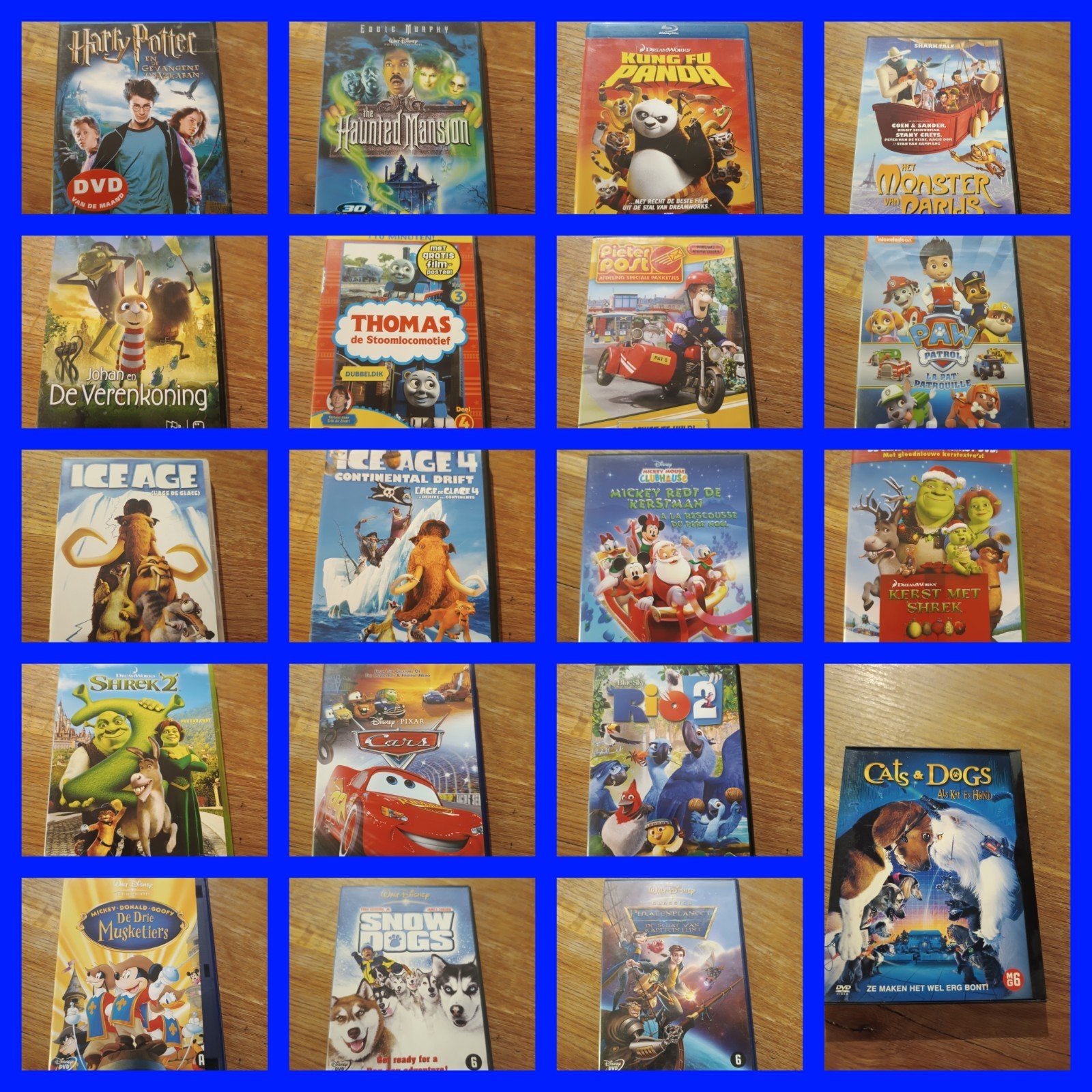 DVD (Grote collectie Disney en andere kinderfilms), Gebruikt, Animatie, Alle leeftijden, Nederlands