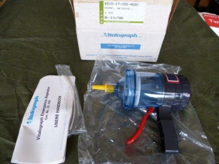 Vitalograph handpompje medisch veterinair huisarts, Diversen, Niet ingevuld, Niet ingevuld, Ophalen of Verzenden, Zo goed als nieuw