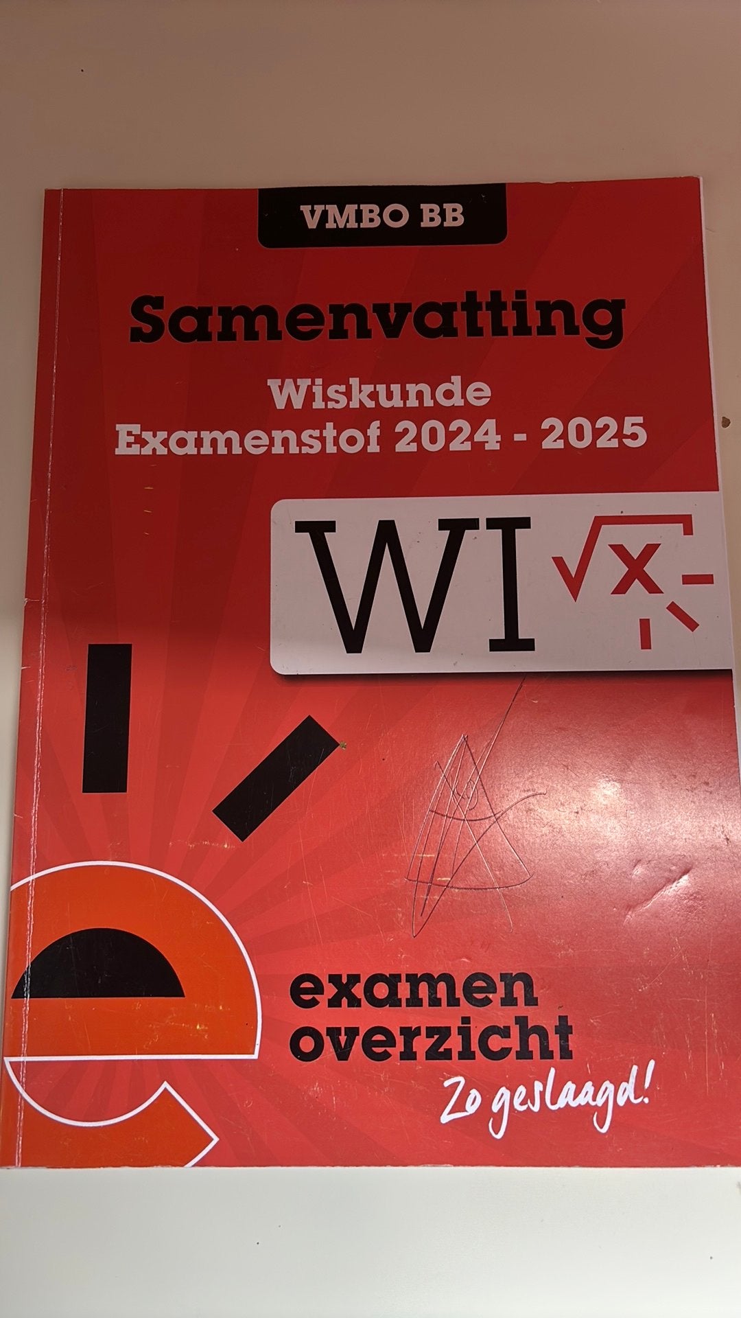 ExamenOverzicht - Samenvatting Examenstof Wiskunde VMBO BB, Boeken, Ophalen of Verzenden, Nederlands, Overige niveaus, ExamenOverzicht