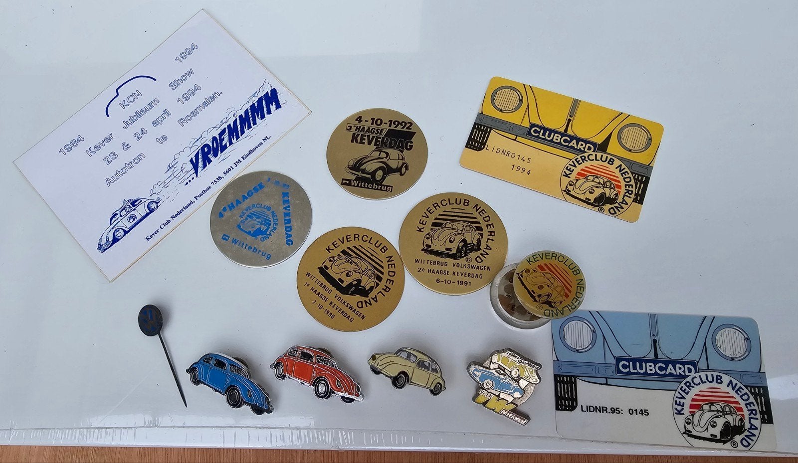 Volkswagen Kever Club Nederland verzameling – jaren '90 – sp, Ophalen of Verzenden, Groter dan 1:32, Auto, Overige merken