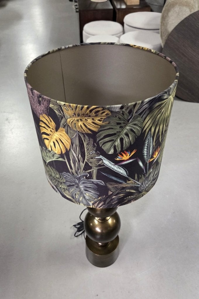 Tafellamp Pagai & lampenkap Jungle Light&Living schemerlamp, Met schakelaar, Zo goed als nieuw, E27 (groot), Light & Living