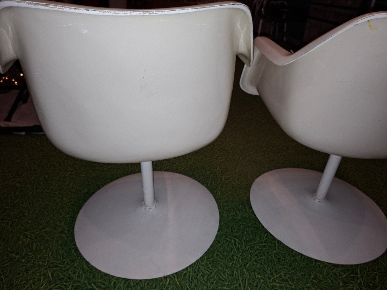 draaistoeltjes ikea, Ophalen, Kunststof, Twee, Wit