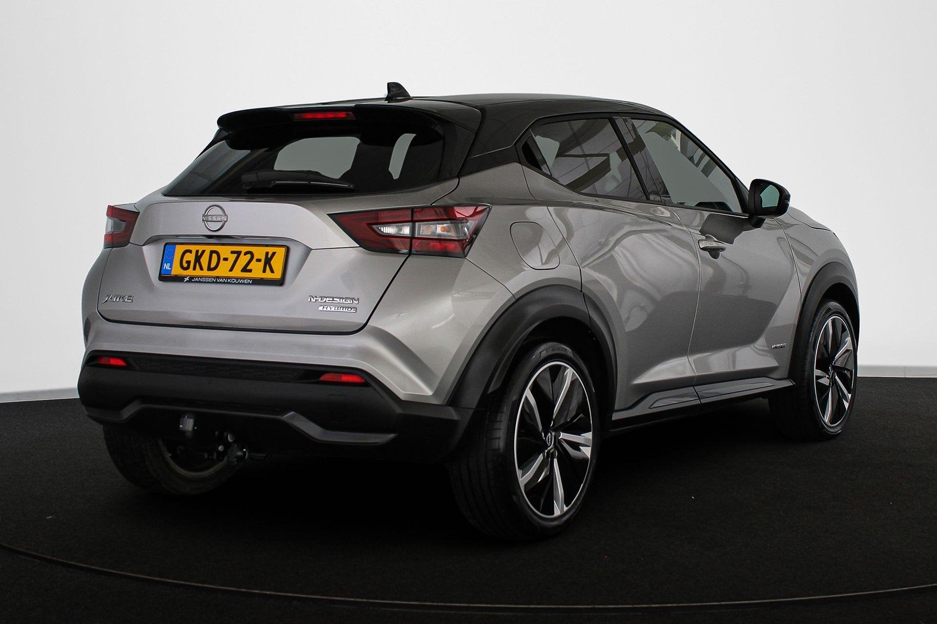 Nissan Juke 1.6 Hybrid N-Design Automaat Trekhaak Stoelverwa, Auto's, Gebruikt, Origineel Nederlands, Bedrijf, Automatische klimaatregeling