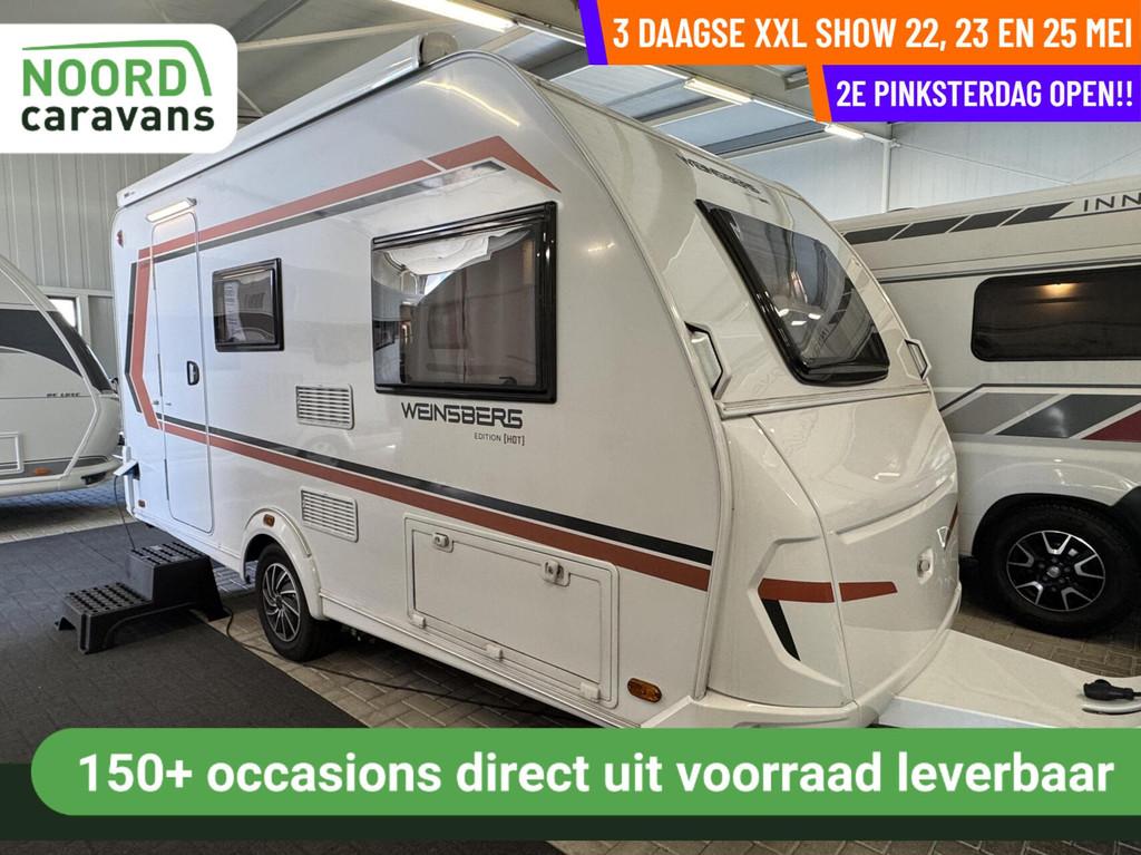 Weinsberg - 2DE PINKSTERDAG OPEN, RUIM 200 CARAVANS, Caravans en Kamperen, Caravans, Bedrijf, 750 - 1000 kg, 6 tot 7 meter, Tot en met 4