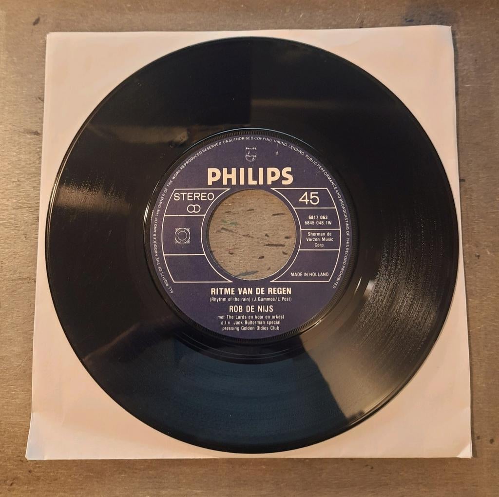 Rob de Nijs - Ritme van de Regen / Stil Verdriet, Cd's en Dvd's, Vinyl Singles, Ophalen of Verzenden, Zo goed als nieuw, Pop