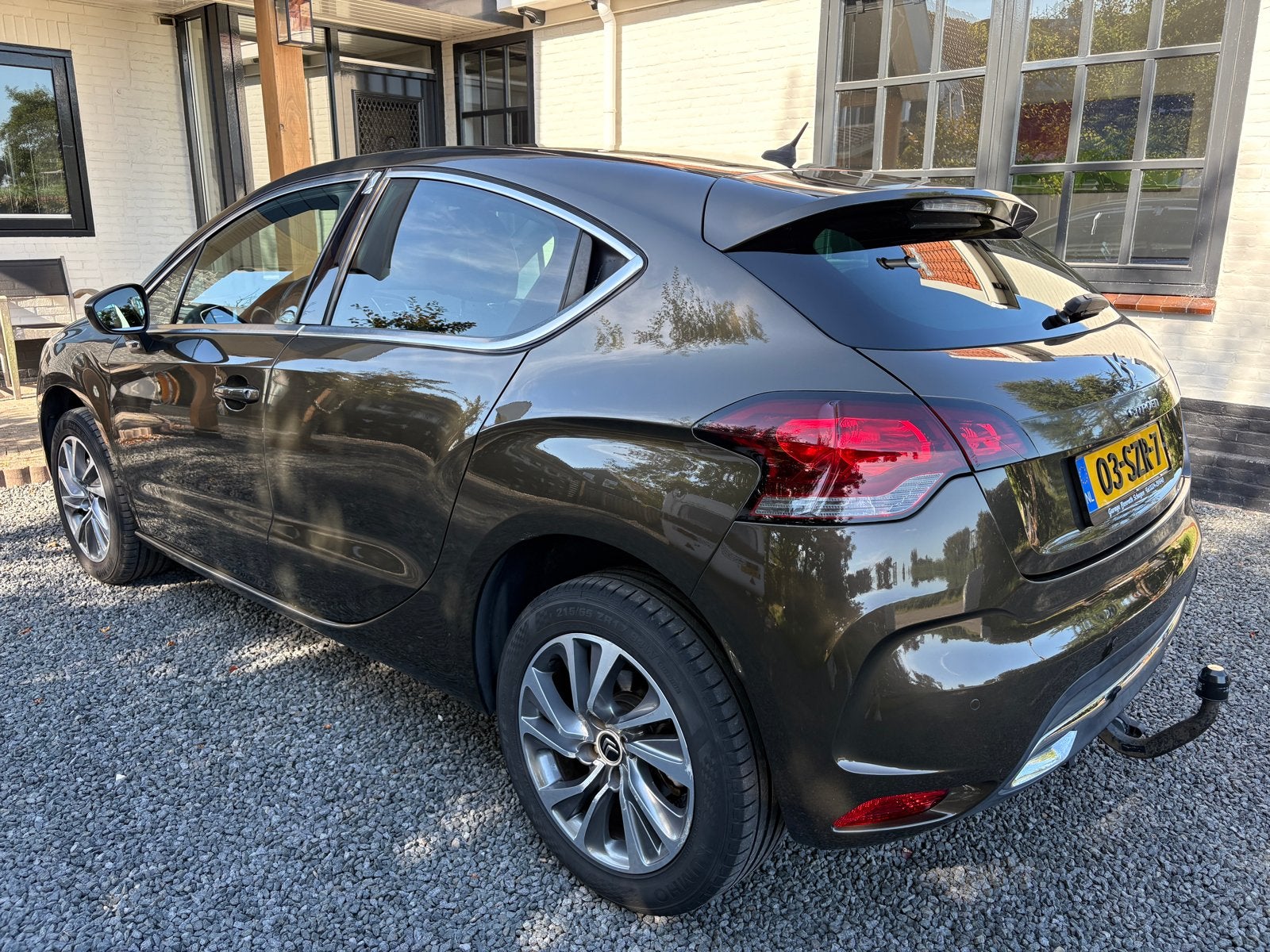 Citroën DS4 1.6 VTI 88KW 2012 Bruin, Auto's, Zwart, 4 cilinders, Bruin, Leder en Stof