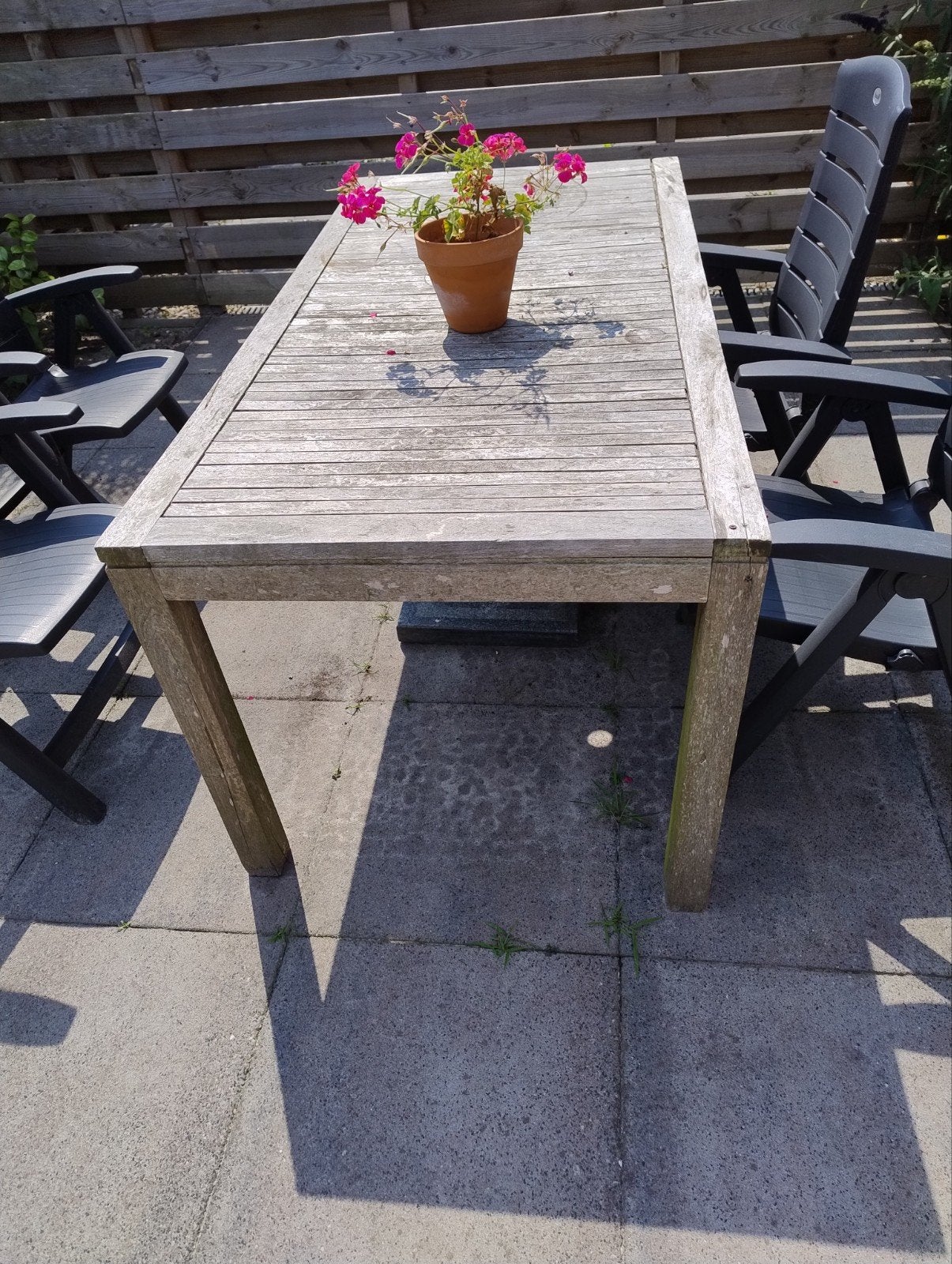 tuintafel, Ophalen, Gebruikt, Rechthoekig