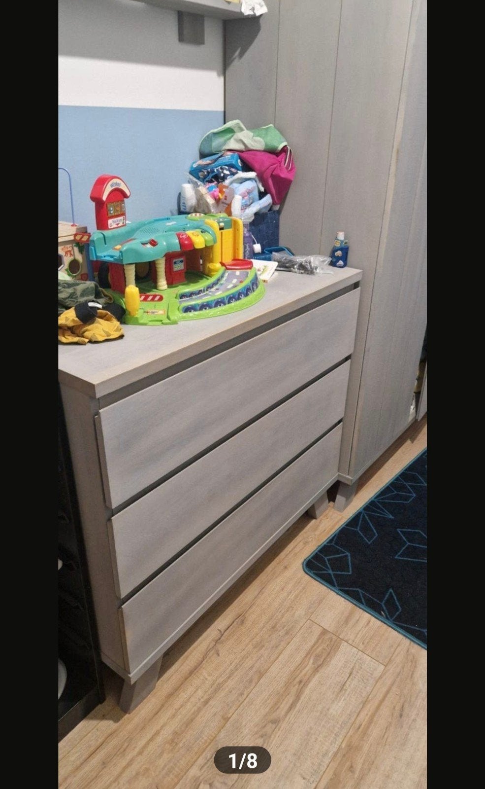 Bopita Complete babykamer: Commode, kast en ledikant, Kinderen en Baby's, Gebruikt, 50 tot 70 cm, Ophalen of Verzenden, 100 cm of meer
