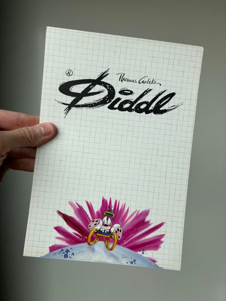 Diddl A5 blok nummer 174 zeldzaam, Verzenden, Diddl, Zo goed als nieuw, Papier, Kaart of Schrift