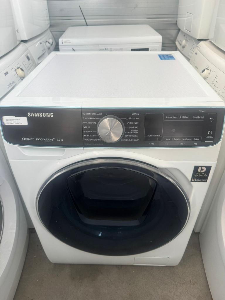 Samsung Wasmachine 9 kg schoon garantie bezorging, 1200 tot 1600 toeren, 8 tot 10 kg, Energieklasse A of zuiniger, Ophalen of Verzenden