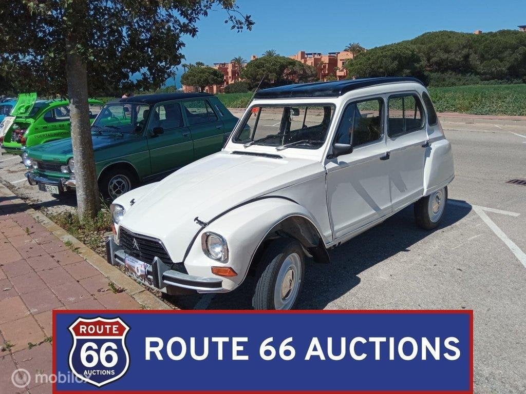Citroën Dyane 6 | 1977 | Route 66 Auctions, Auto's, Overige carrosserieën, Citroën, Zwart, Bedrijf