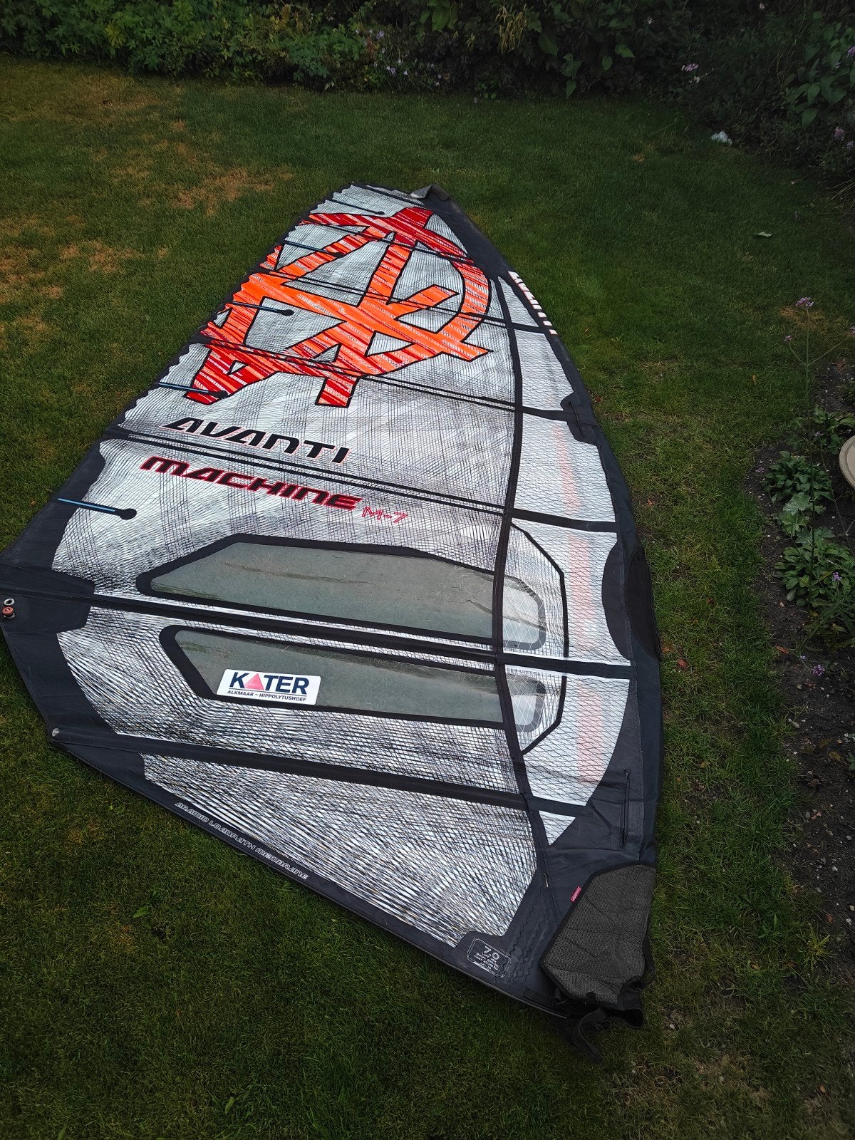 Avanti Machine M-7 windsurfzeil 7.0 m², Gebruikt, 6.5 m² tot 8 m², Zeil, Ophalen