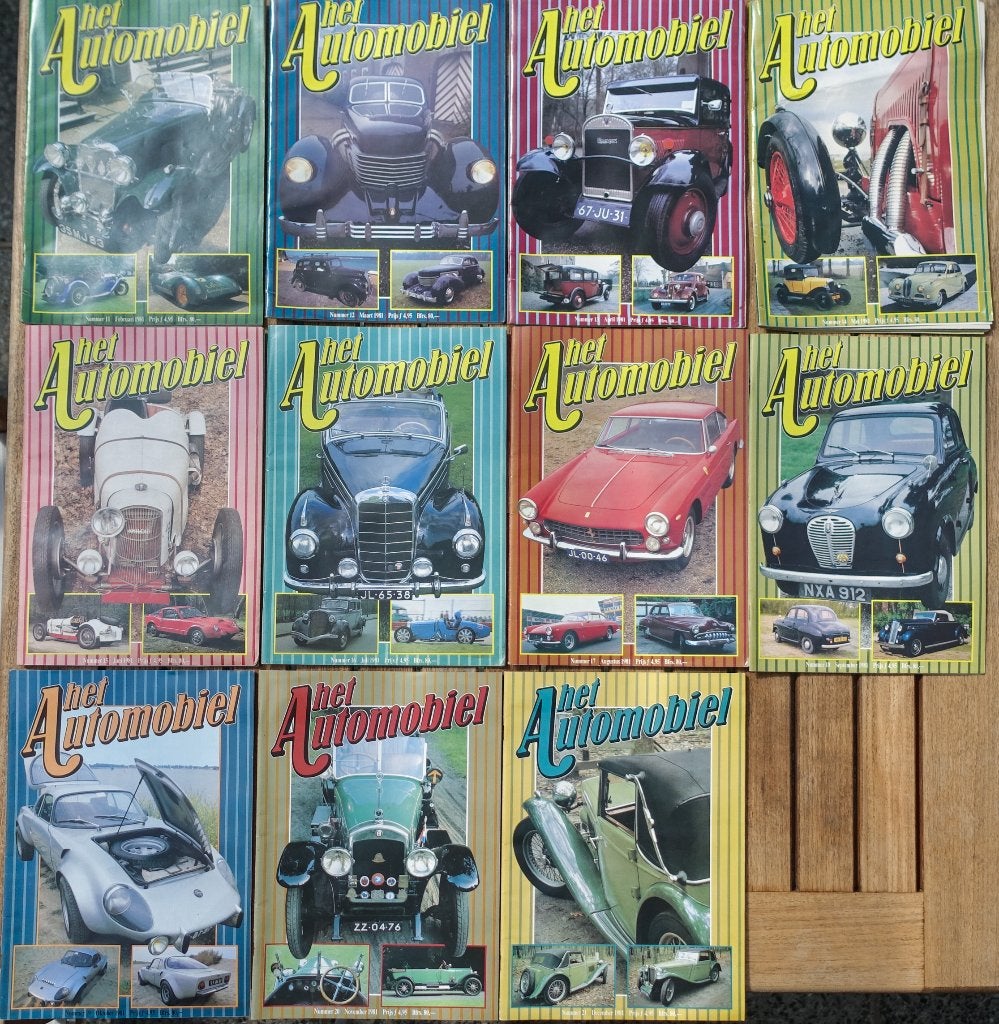 tijdschrift - het automobiel - jaargang 1981, Ophalen of Verzenden, Gelezen, Algemeen
