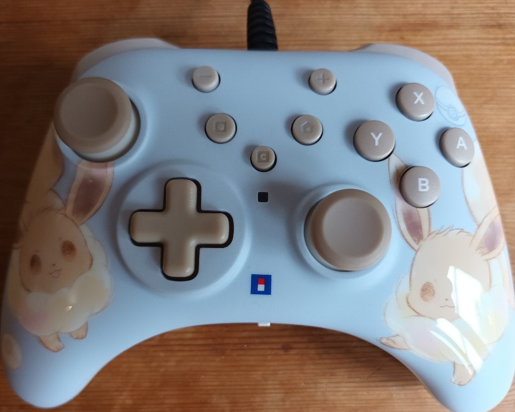 Eevee Cottagecore Horipad Turbo controller Nintendo Switch 2, Ophalen of Verzenden, Zo goed als nieuw, Switch, Overige controllers