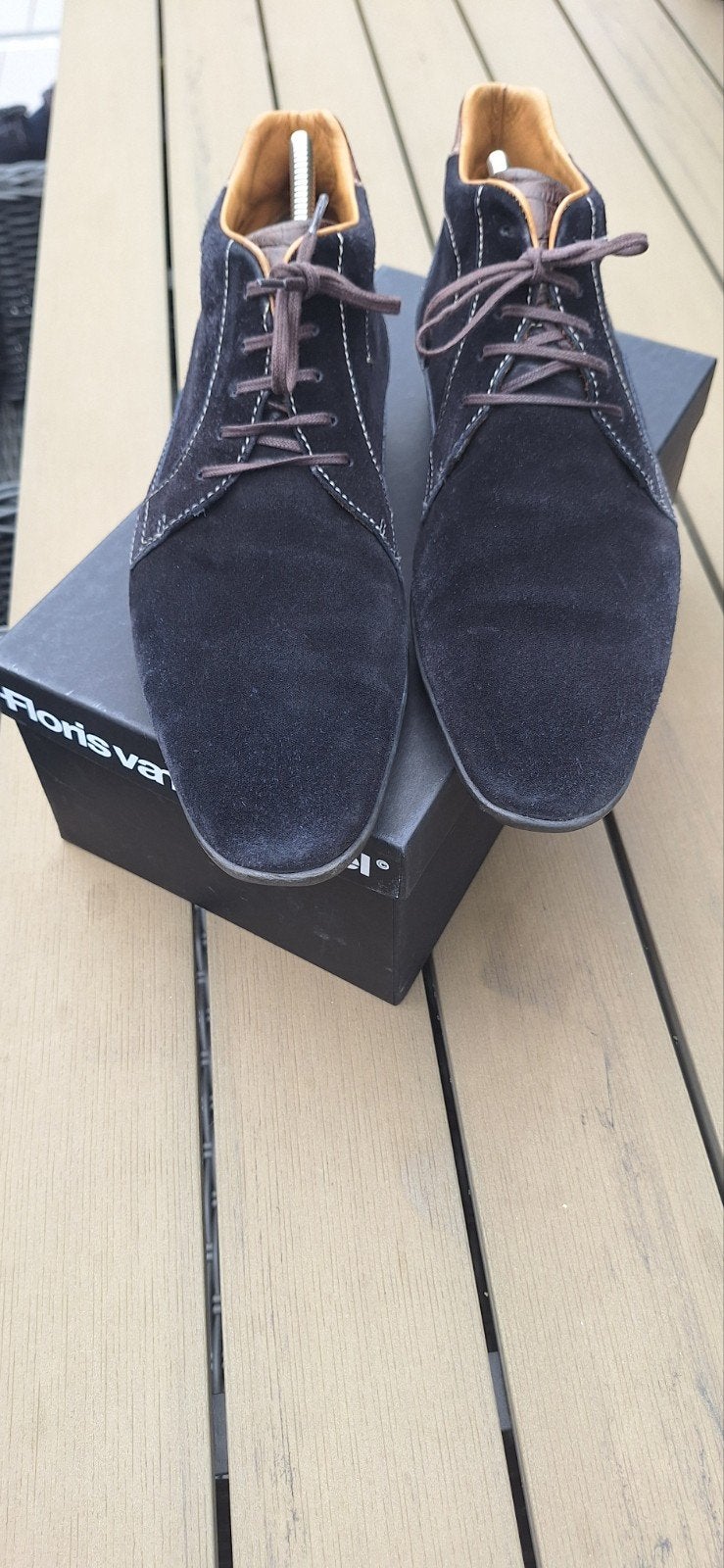 Floris van Bommel blauw maat 8.5, Kleding | Heren, Schoenen, Blauw, Boots, Floris van Bommel, Ophalen of Verzenden