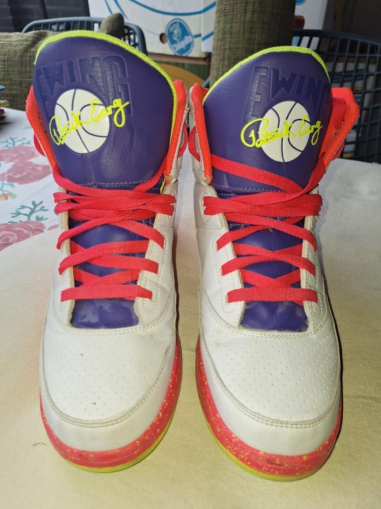 Sneakers Patrick Ewing mt 42,5, Ophalen of Verzenden, Zo goed als nieuw, Wit, Sneakers of Gympen