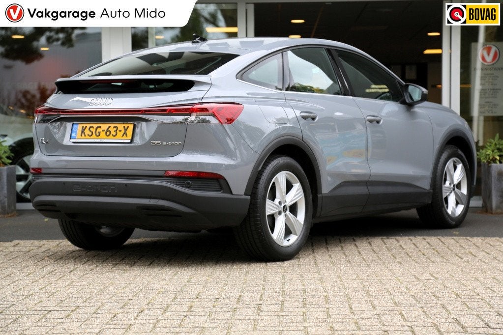Audi Q4 Sportback e-tron 35 Edition 55 kWh | 1e eigenaar | S, Auto's, Gebruikt, Zwart, Origineel Nederlands, 420 min