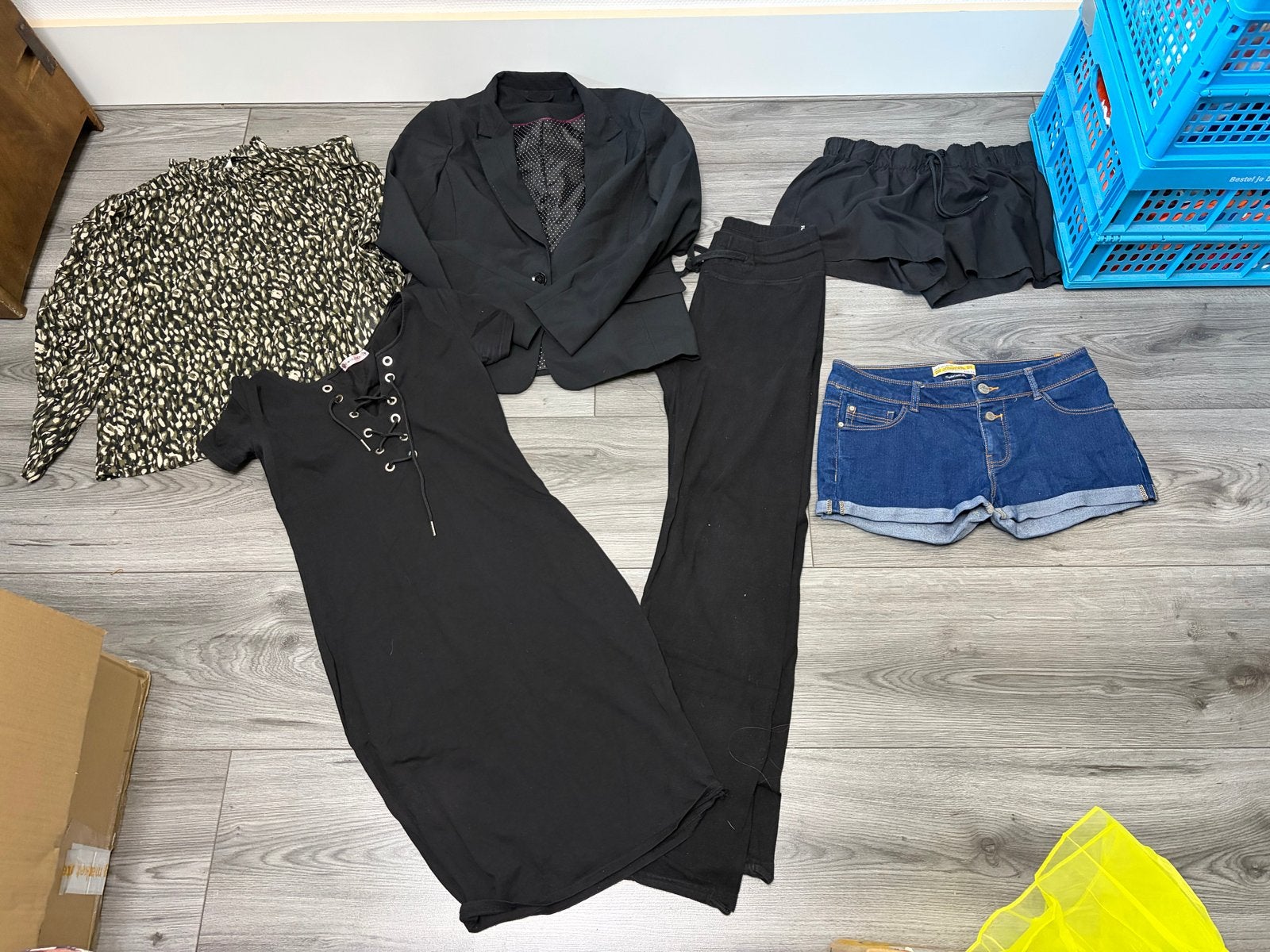 Kledingpakket Maat 38: Jurk, Blazer, Top, Broek, Shorts, Ophalen of Verzenden, Gedragen, Maat 38/40 (M)
