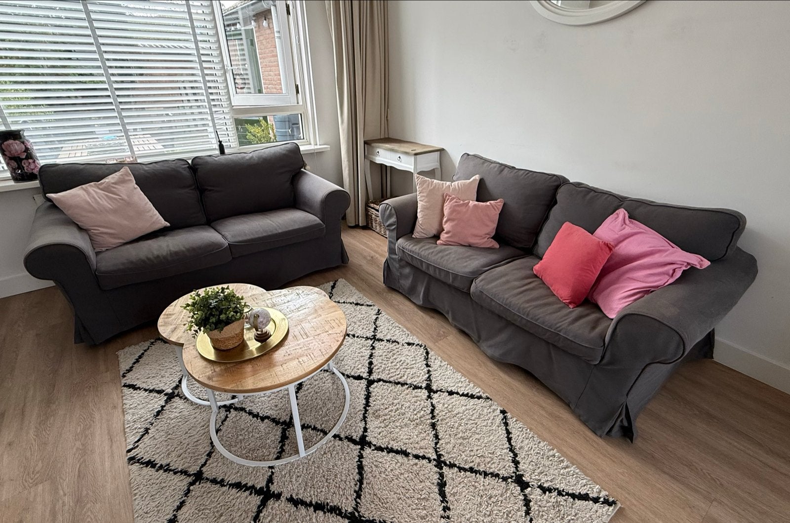 IKEA Ektorp 2x 2-zitsbanken, Ophalen, Gebruikt, 150 tot 200 cm, Tweepersoons
