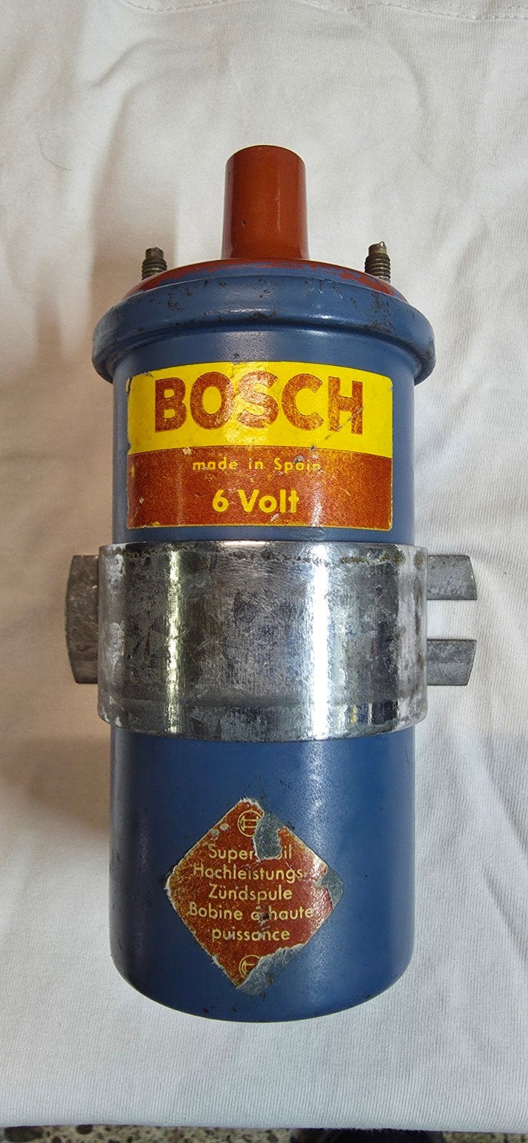 6 volt Bosch Bobine. 6v., Ophalen of Verzenden, Gebruikt