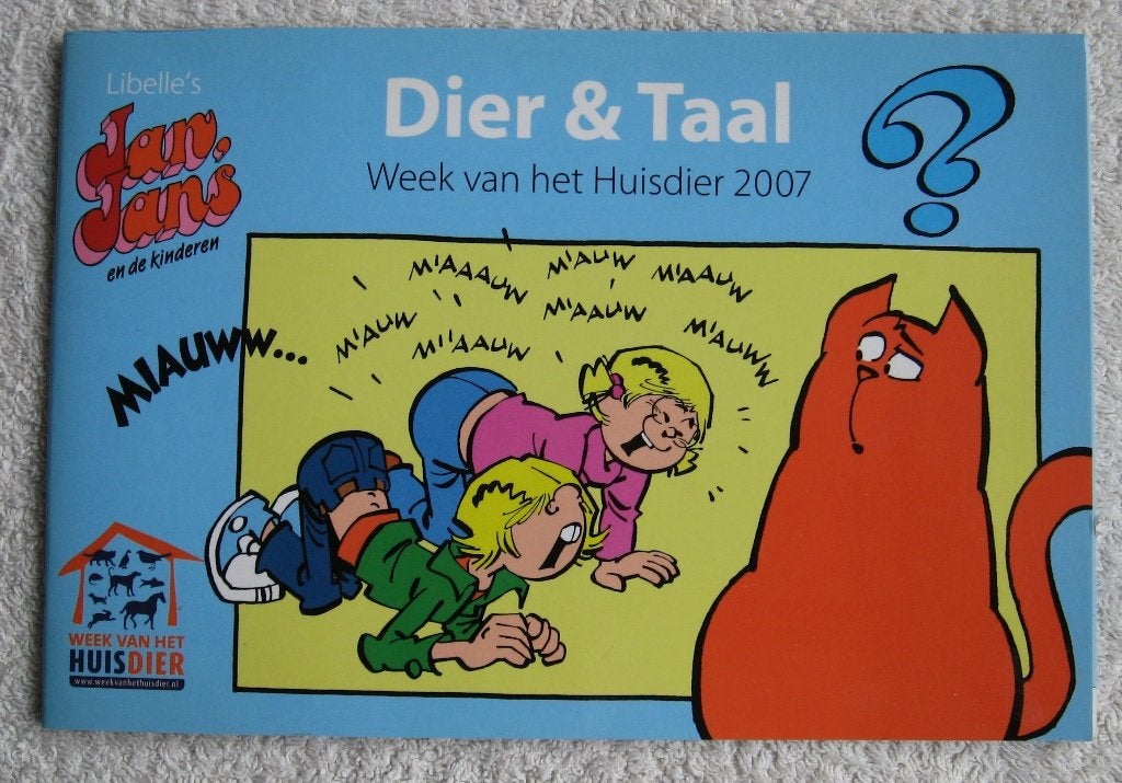 Jan, Jans en de kinderen - week van het huisdier 2007, Jan Kruis, Eén stripboek, Ophalen of Verzenden, Zo goed als nieuw