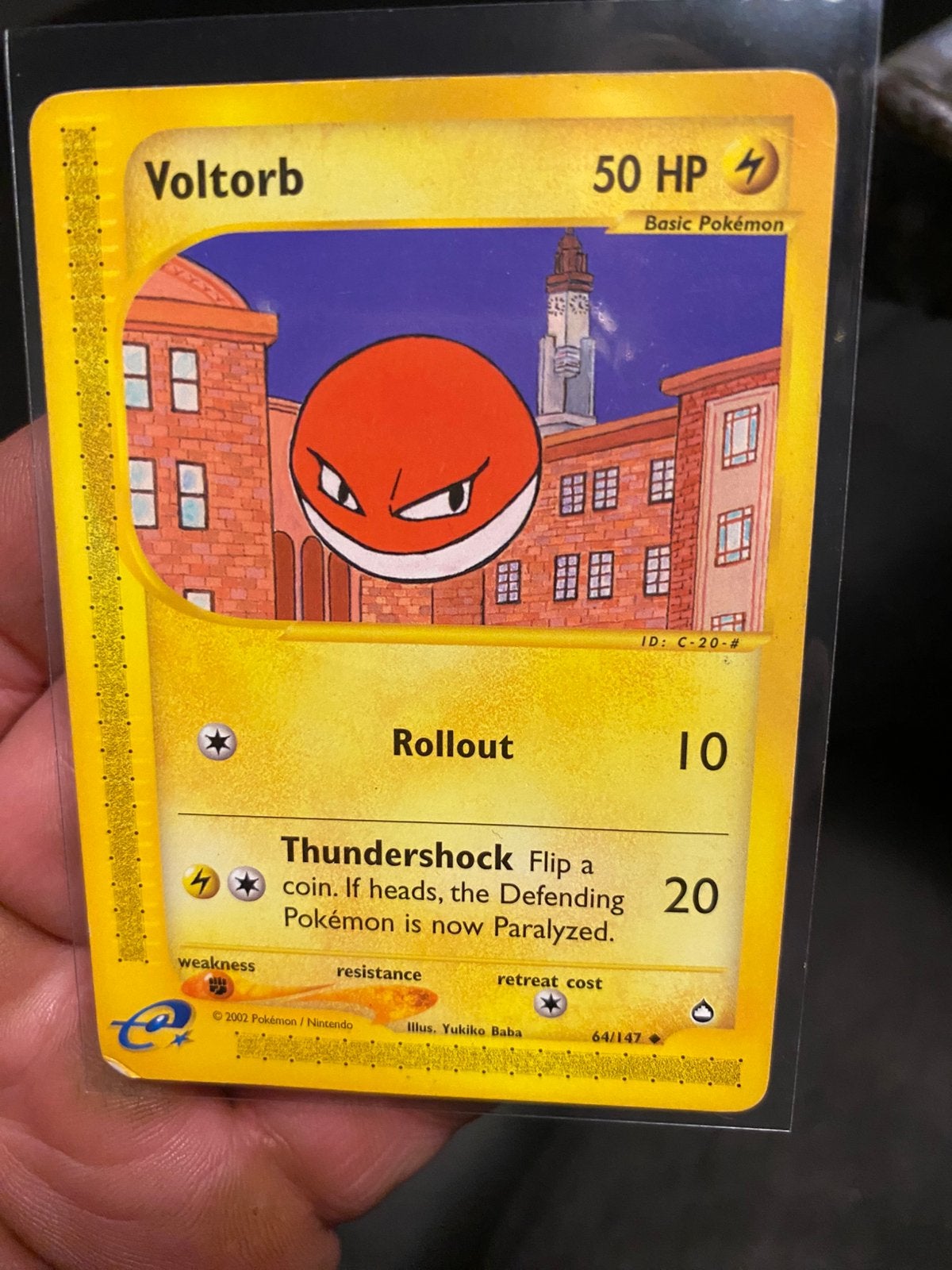 Voltorb E series vintage kaart, Verzenden, Zo goed als nieuw