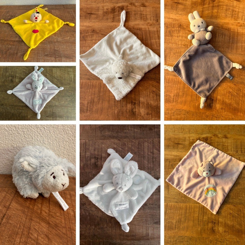 Tutdoekjes knuffeldoekjes VIB Care Bears Bumba Nijntje ZGAN, Ophalen of Verzenden, Zo goed als nieuw, Overige typen