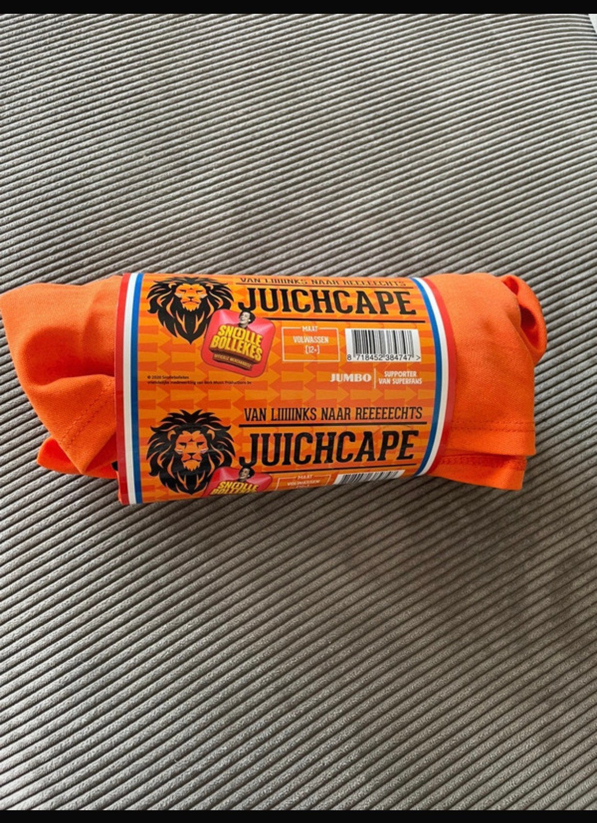 Nieuw juichcape jumbo snollebollekes oranje WK feest, Ophalen of Verzenden, Zo goed als nieuw, Oranje of Koningsdag