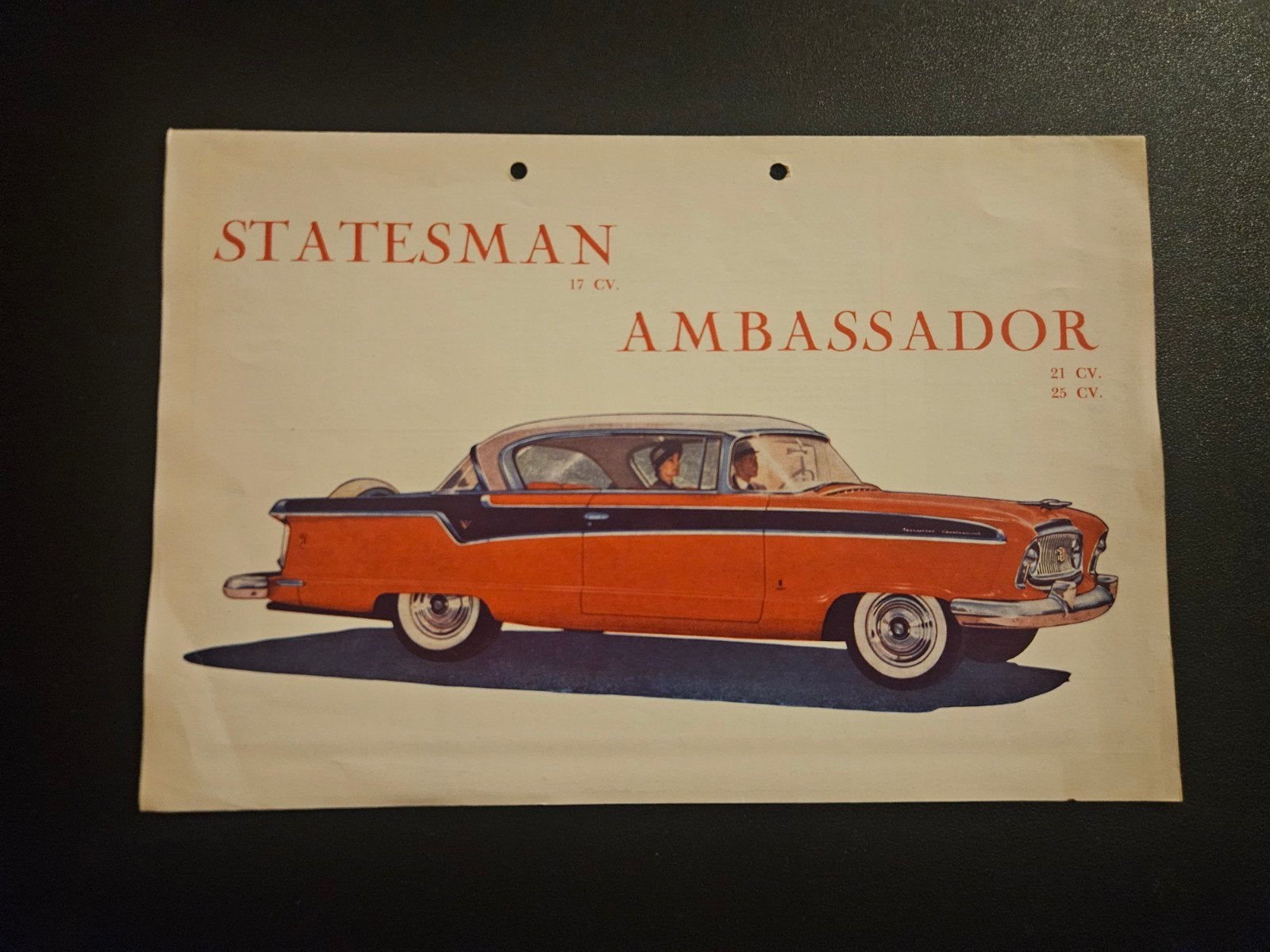 Brochure Nash 1956, Ophalen of Verzenden, Zo goed als nieuw, Overige merken