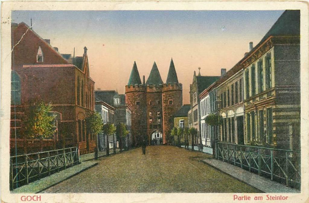 381-237-003 Goch Partie am Steintor, Verzenden, Voor 1920, Duitsland