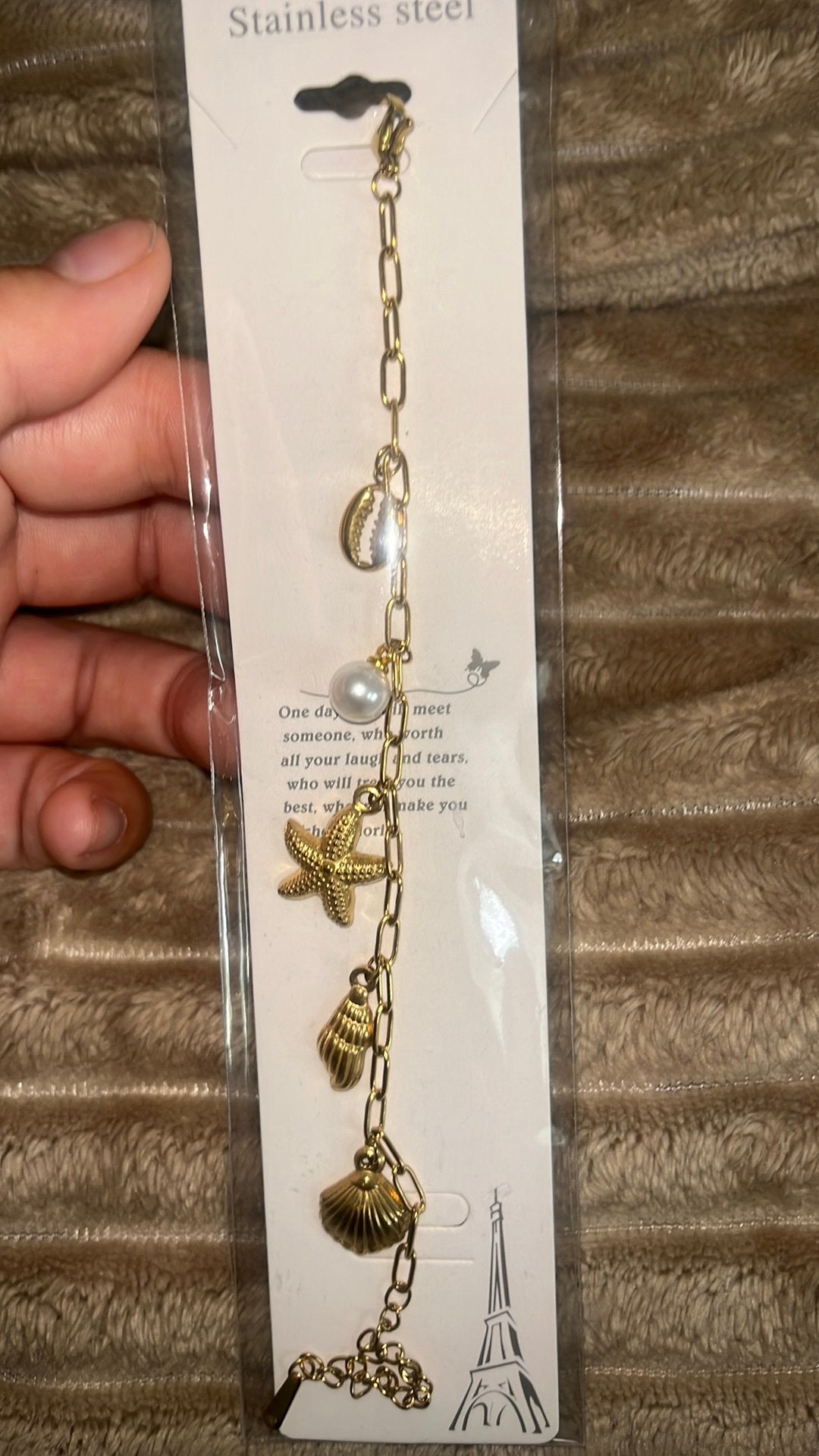 Schelpen armband!, Verzamelen, Boekenleggers, Ophalen of Verzenden, Zo goed als nieuw