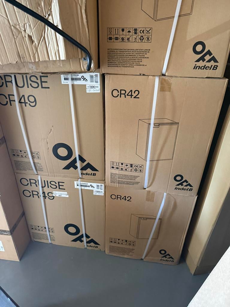 Indel Cruise Koelkasten - CR42 & CR49 op=op, Ophalen, Zonder vriesvak, Nieuw, Minder dan 75 liter