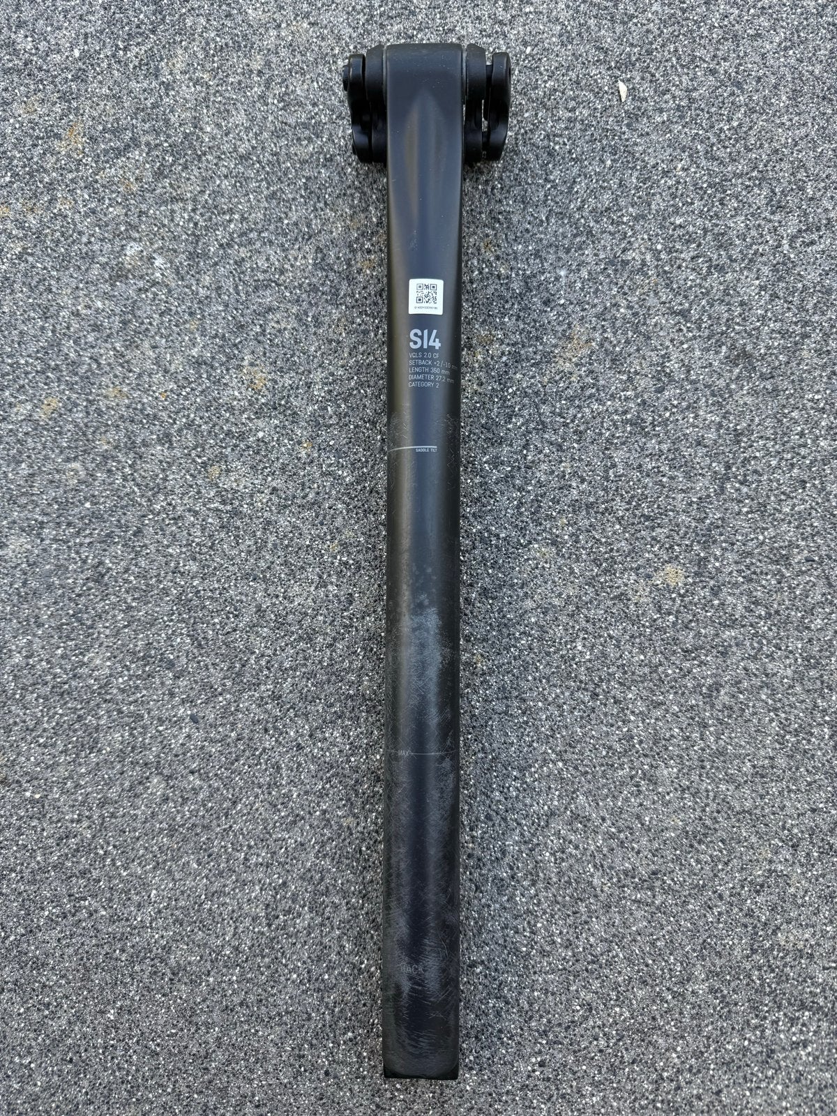 VERKOCHT Canyon S14 VLCS 2.0 CF Zadelpen 27,2mm, Fietsen en Brommers, Fietsonderdelen, Gebruikt, Ophalen of Verzenden, Zadel, Racefiets