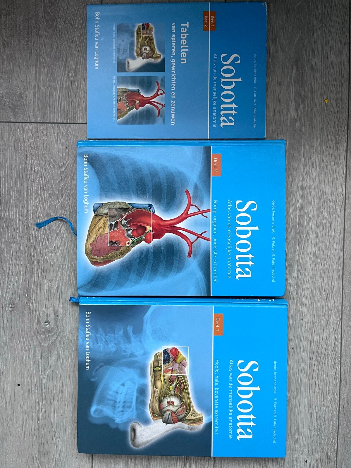 Sobotta Atlas van de menselijke anatomie - 3 delen, Ophalen, Beta, Zo goed als nieuw, HBO
