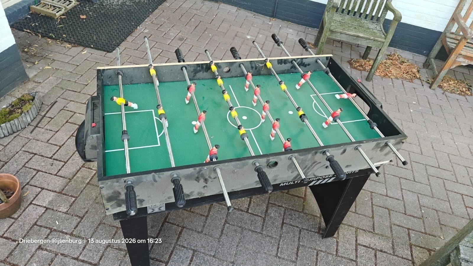 MPS 10-in-1 Multi Game Tafel - Voetbal, Airhockey, Pool, Vijf spelers of meer, Ophalen, Gebruikt, MPS